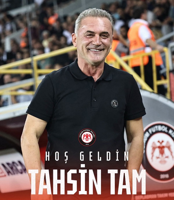 TAHSİN TAM, ARCA ÇORUM FK GENEL KOORDİNATÖRÜ OLDU